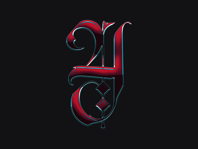 36 days of type Y 36daysoftype blackletter branding editorial design graphicdesign letter print type typeface typeface design typography