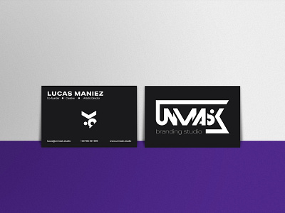 Unmask Studio - Branding elements - 01 brand design branding business card design icon identity identity design logo