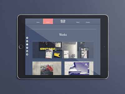 Works collection page - Concept Website - Graphikas