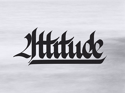 Attitude - Custom Typography