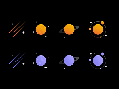 Galaxy icons