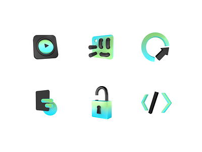 Gradient icons