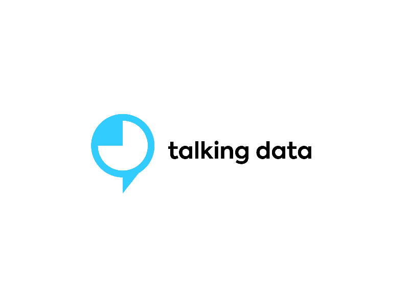 Logo Talking Data animation branding design flat illustration logo minimal typography vector вектор дизайн иллюстрация логотип минимальный плоский типография