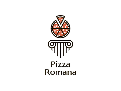 The Logo "Pizza Romana"