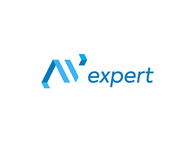 The Logo "AV-expert" branding design flat illustration logo minimal typography vector брендинг вектор дизайн иллюстрация логотип минимальный плоский типография