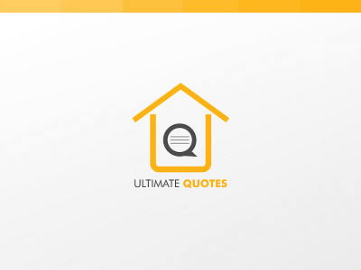 Ultimate Quotes app application brand design icon logo quotation quotes simple talk