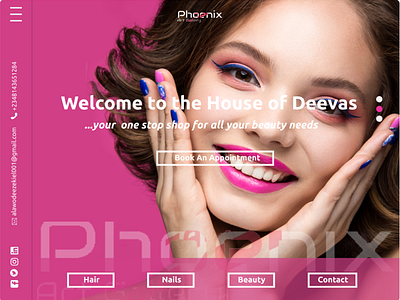 House Of Deevas 003 daily ui landing page responsive web design web development