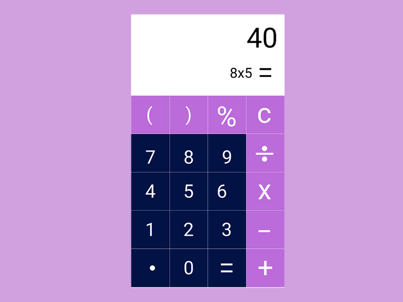 Calculator Design