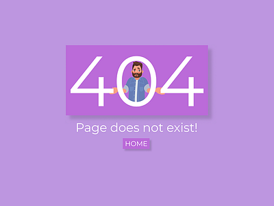 404 Page for web