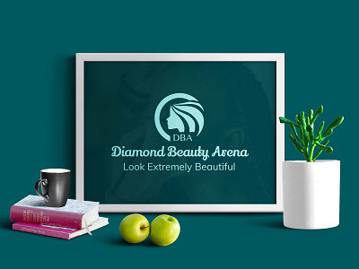 Brand Identity done for Diamond Beauty Arena, a beauty shop brandidentity design figmaafrica figmadesign logo photoshop