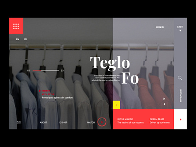 Fashion Store Landing Page black daily ui design fashion brand landing page design uux