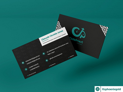 A Developer's Business Card Design brand assets brand design design development digital branding personal brand