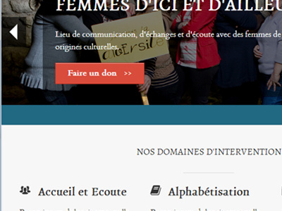 Femmes d'ici et d'ailleurs afida ngo responsive web design rwd wordpress
