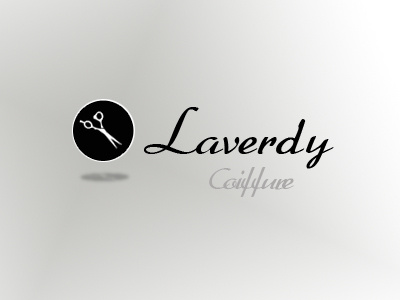 Laverdylogo baroque clientwork hairdresser logo