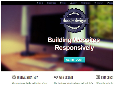 <header></header> redesign responsive web design rwd shoogledesigns