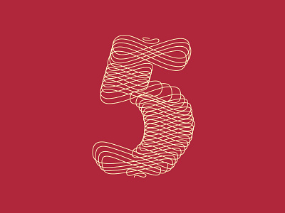 number '5' latin letter lettering type