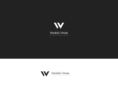 Letter W logo black blackandwhite brand brand identity branding hotel letter logo logo white