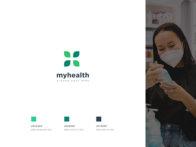 myhealth logo brand branding doctor health healthcare medical medical care medical logo medicine logo pharmacy pharmacy logo