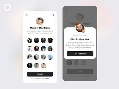 Meditation App android app app deisgn ios ios app design light mode medidate meditation meditation app music app player ui uidesign yoga