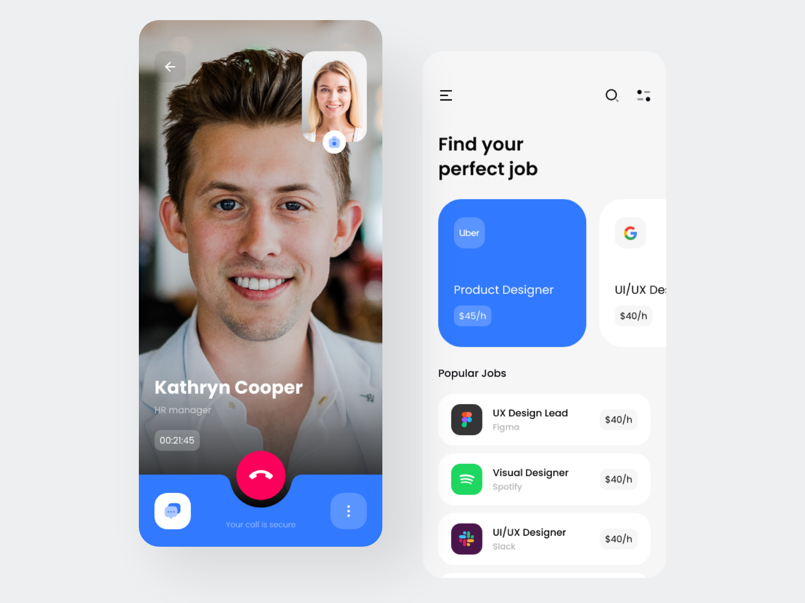 Job finder | Hiring App Design by Uzair Ahmed on Dribbble