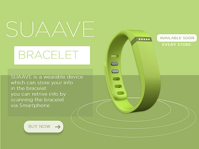 SUAAVE BRACELET bracelet interface tracking wearable device