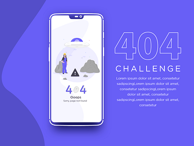 404 Challenge Design adobe xd app branding challenge creative design design dynamic design graphic design graphic designing identity illustration mockup typography ui uxui vector web xddailychallenge