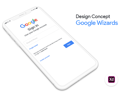 Wizards adobe xd app creative design google graphic design graphic designing login in sign in ui ux uxui wizard wizards