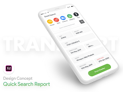 Transport App adobe xd creative design graphic designing search ui ux uxui uxui design