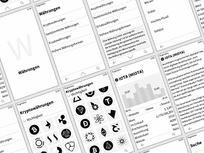 Währungen | Typographie App | HfG Schwäbisch Gmünd app chart currencies iota kurs stock touch typografie typographie typography währungen