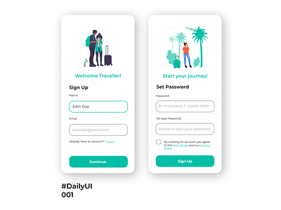 Sign Up - Daily UI 001 daily ui dailyui sign up sign up form sign up ui signup ui ui ux ui design uiux