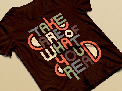 T-shirt design bold letters print sans serif t shirt tee types typography