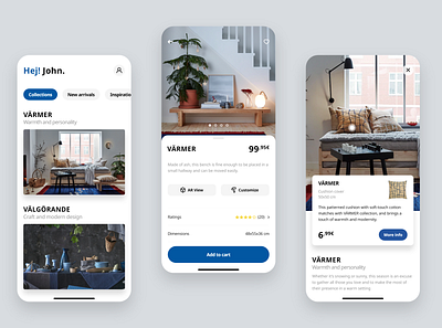 IKEA Mobile App Concept concept furniture furniture app ikea mobile app