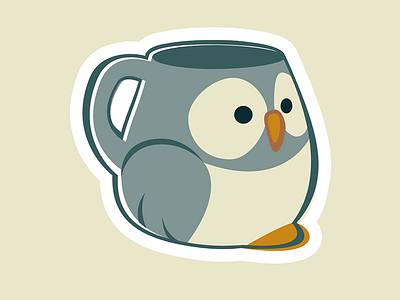 owl mug bb cute illustration mug owl