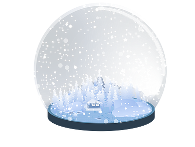 winter snow glass ball art artwork blue glass ball illustration png snow winter