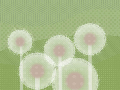 Dandelion green aerial dandelions easy green may pattern art spring