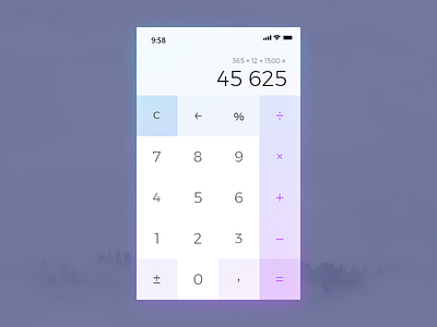 Daily UI #004 – Calculator calculator daily100 day4 mobile ui ux