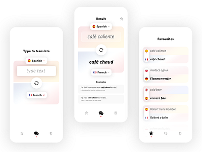 Translate - app concept android app design interface ios iphone mobile mobile app mobile ui translate translator ui ux