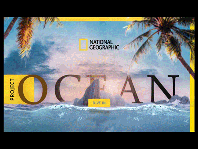 National Geographic - Project Ocean (animated concept)