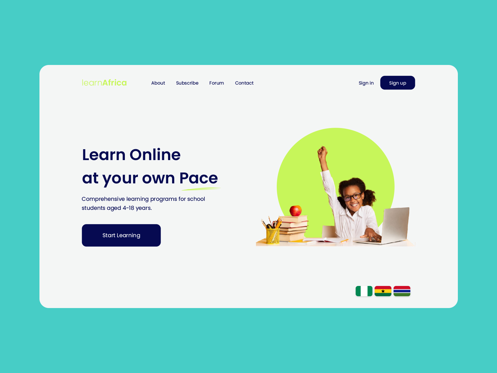 Learnafrica Digital Learning Platform By Sylva Nwachokor On Dribbble