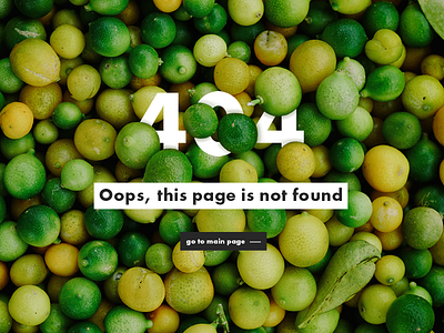 404 Page - Daily Ui 008 404page dailyui