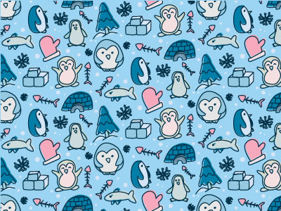 Cute Pattern Penguin