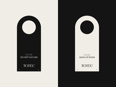 Totec branding design font hotel icon identity juste logo minimal navickaite type typography