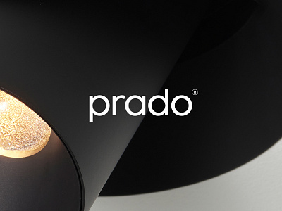 Prado logo circle clean font hole icon identity juste lamp lithuania logo minimalist navickaite rounded simple type typeface typography vilnius word wordmark