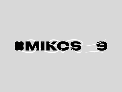 Mikos 9 Logo Animation aftereffects animation branding design font identity juste logo minimalist navickaite type typography
