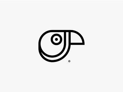 High Dive Logo animal bird branding design icon identity illustration juste logo navickaite outline outlines solid vector