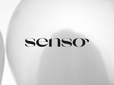 Senso Logotype branding design drop font icon identity juste lithuania logo navickaite photography rounded sensual type typography vilnius