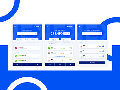 Crypto Chrome Extension - Dashboard