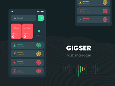 GIGSER task manager | Daily Design