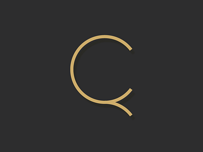 C + K logo c ck gold k logo minimal personal shadow sophisticated