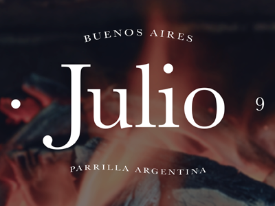 Julio 9 branding graphic design logo design